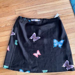 NWT Lisa Says Gah Butterfly Miniskirt